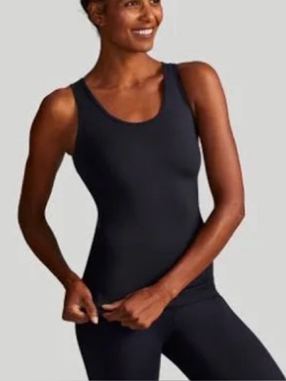 Tommie Copper NEW Women’s Black Lower Back Support Tank Large‎